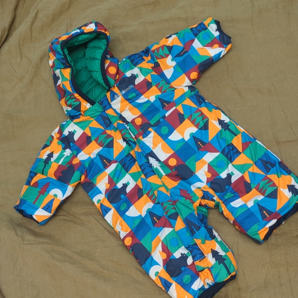 Reversible Columbia Infant Bunting 0-3m